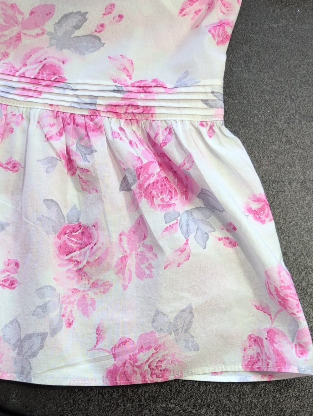 EILEEN WEST Cotton Floral Lace-Trim Button Front Traditional  Nightgown. XL - Picture 9 of 16